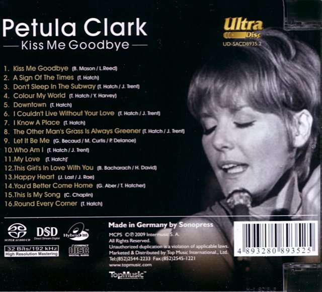 Unlike Both Sides Now my Petula Clark CD Review